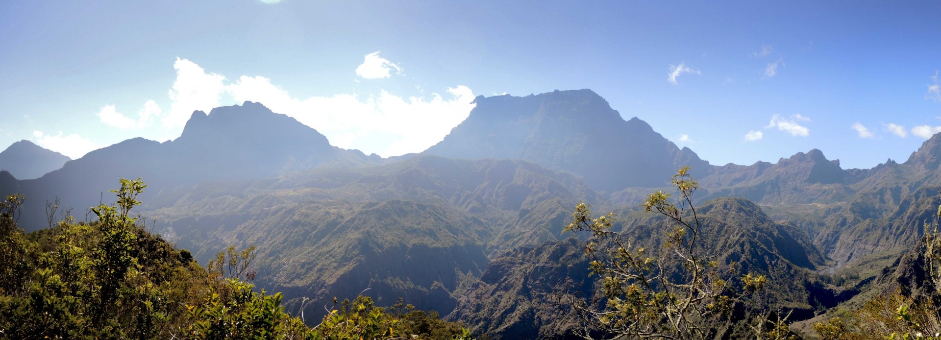 La Réunion Panorama im Talkessel von Mafate