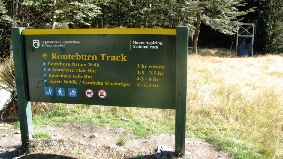 Neuseeland Routeburn Track Start