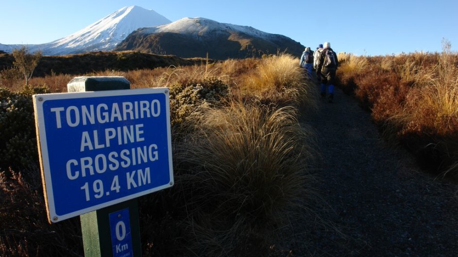Neuseeland Tongariro Crossing Start