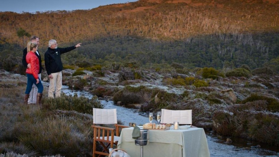 Australien Permier Travel tAsmania Picknick in der Wildnis