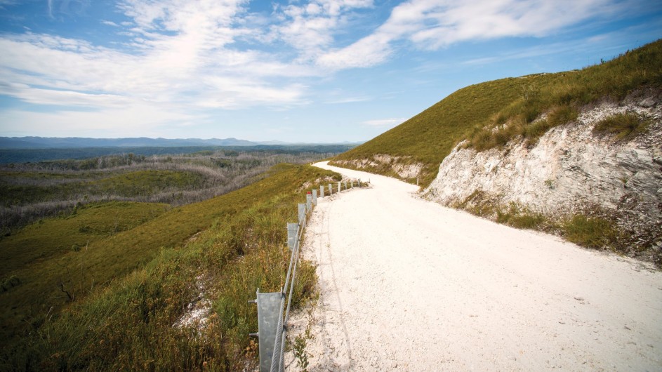 Australien Tasmanien Road to Nowhere