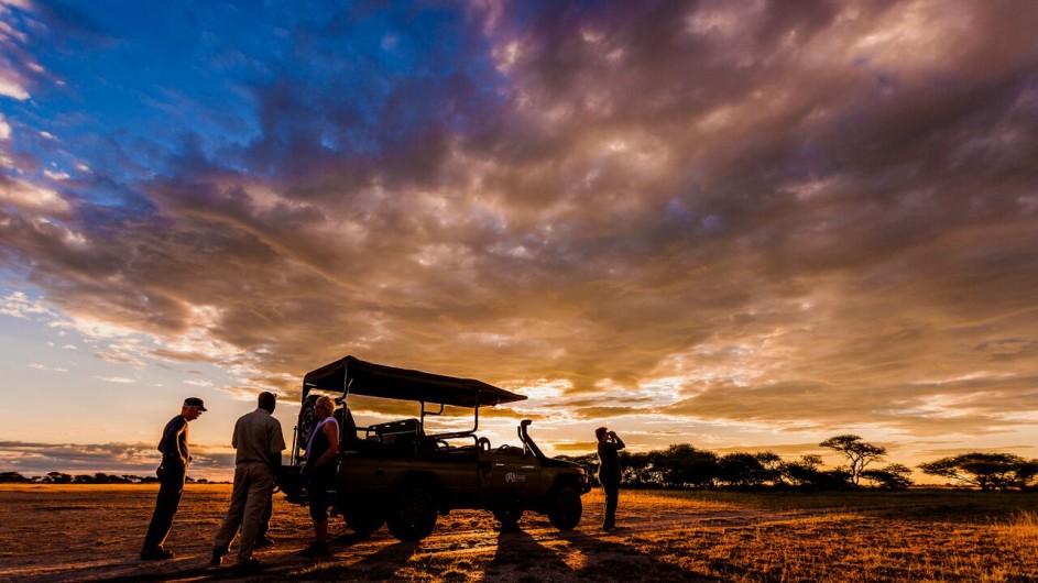 Botswana Nxai Camp Sundowner