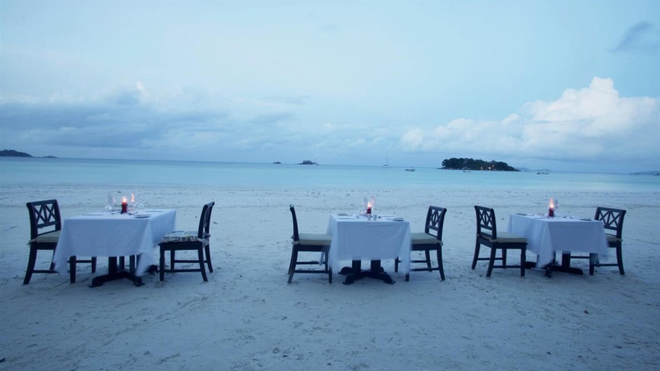 Seychellen Praslin Prasidse Sun Romantisches Dinner