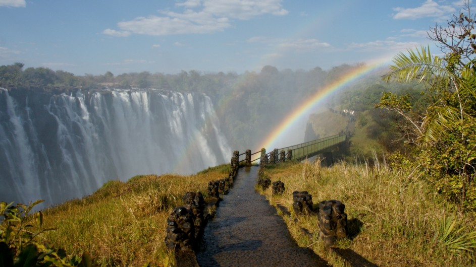 Zambia Livingstone Victoria Wasserfälle
