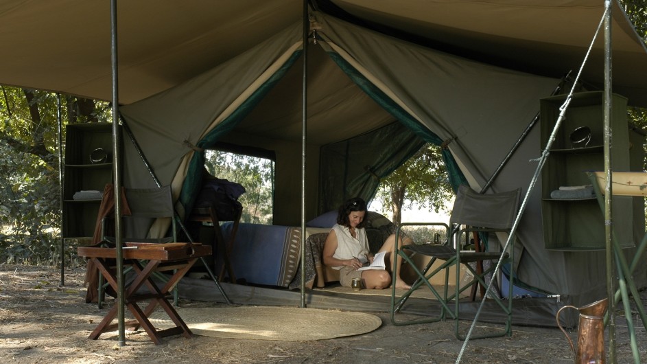 Zambia WAndersafari Mobiles Camp Zelt
