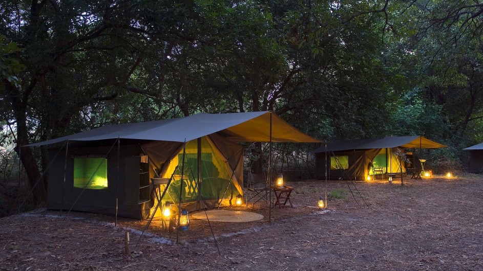 Zambia Wandersafari Mobiles Camp Zeltplatz