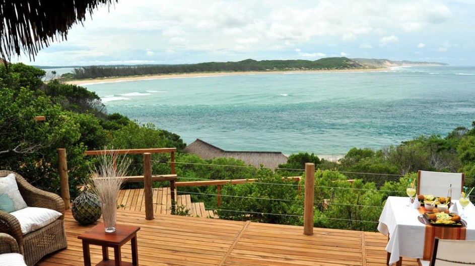 Mozambique Santa Maria Peninsula Machangulu Beach Lodge Terrasse