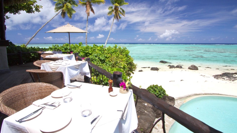 Cook Inseln Pacific Resort Aitutaki Rapae Restaurant