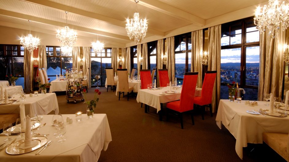 Namibia Windhoek Hotel Heinitzburg Restaurant Leos at the Castle