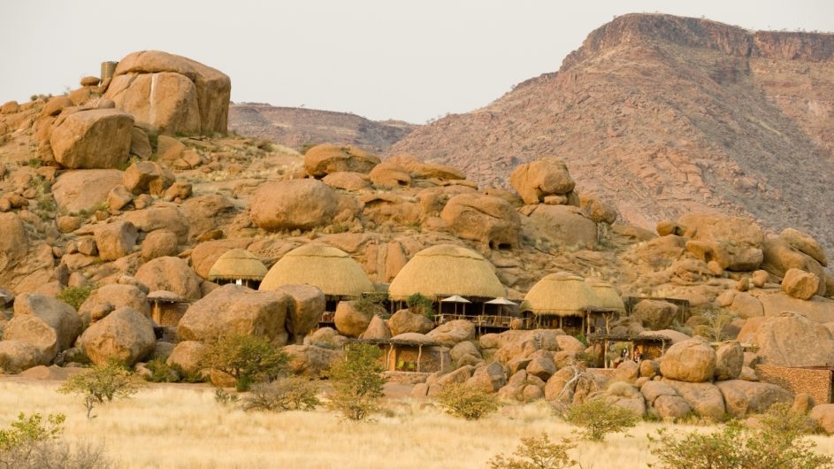 Namibia Twyfelfontein Camp Kipwe Campansicht