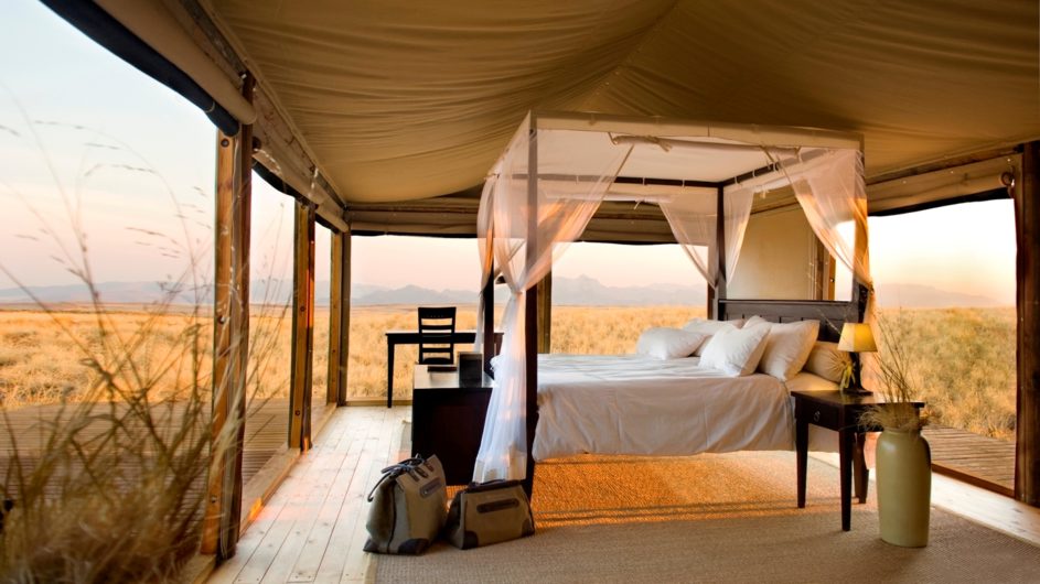 Namibia Wolwedans Dunes Lodge Zimmer innen