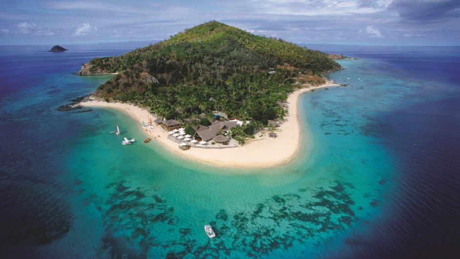 Fiji Mamanuca Inseln Castaway Island Resort Inselansicht