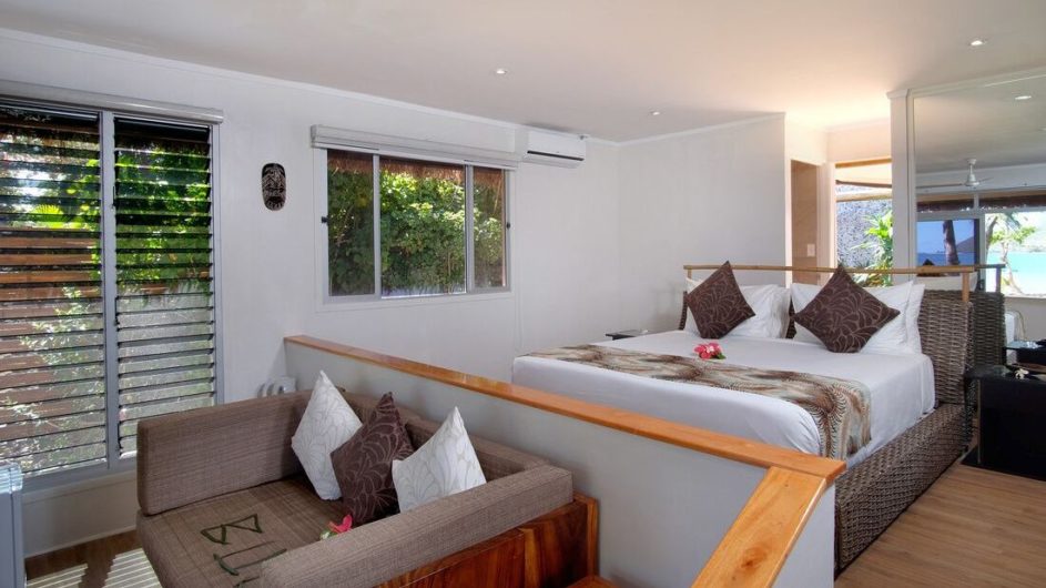 Fiji Yasawa Inseln Nanuya Island Resort Superior Villa Schlafzimmer