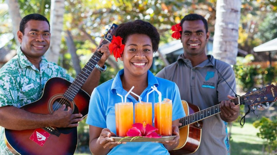 Fiji Yasawa Inseln Nanuya Island Resort Willkommen