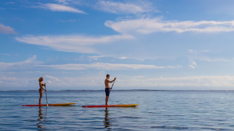 La Reunion - Le Nautile - SUP im Meer